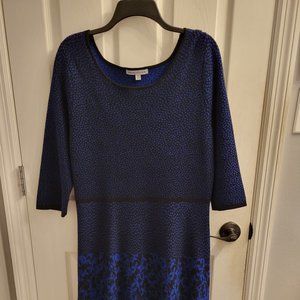 Donny and Nicole XL blue/black dress, never worn